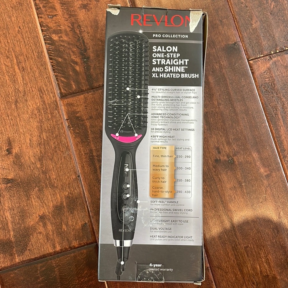 Revlon straightening brush